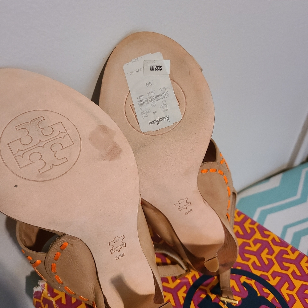Tory Burch Tan Tanya Sandals size 8